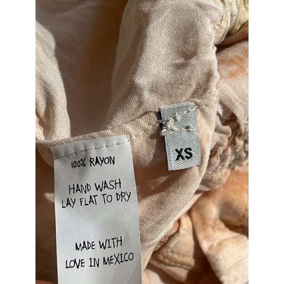 Jen's Pirate Booty Kozmic Flirty Dress in Desert Sun Astral Tie Dye XSmall New - Picture 9 of 14